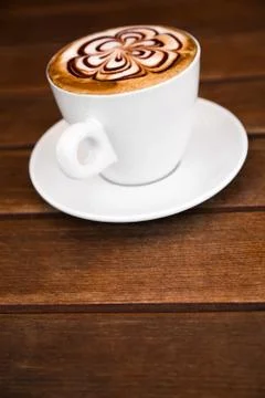 Cup of Cappuccino Coffee Stock Photos