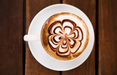 Cup of Cappuccino Coffee Stock Photos