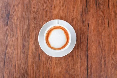 Cup of cappuccino coffee Stock Photos