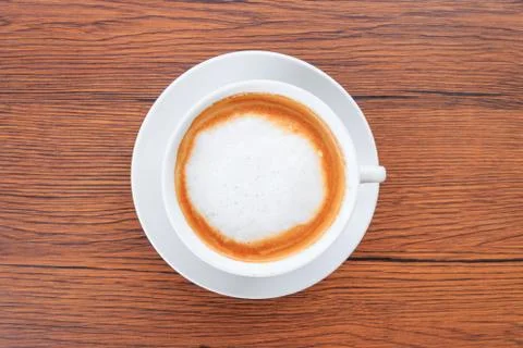 Cup of cappuccino coffee Stock Photos