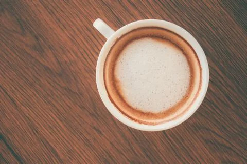 Cup of cappuccino coffee Stock Photos