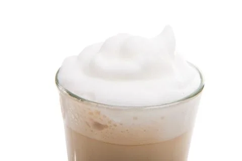 Cup of cappuccino isolated Stock Photos