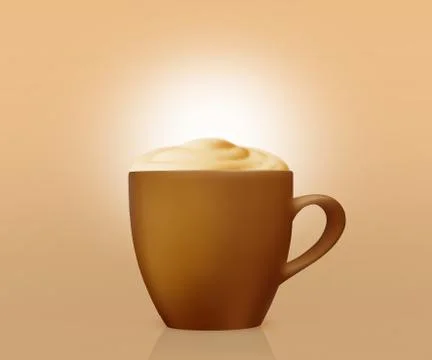 Cup of cappuccino Stock Photos