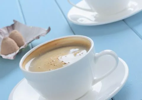 Cup of cappuccino Stock Photos