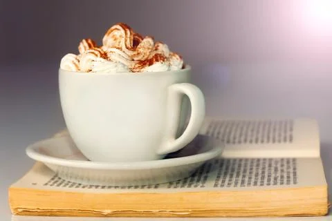 Cup of cappuccino. Stock Photos