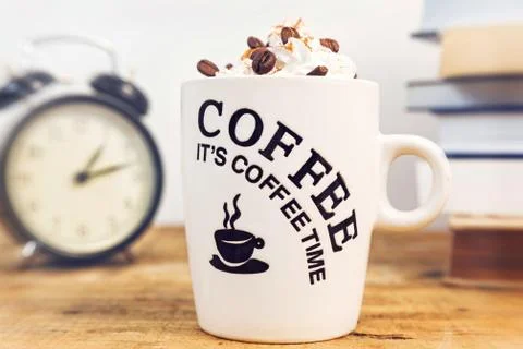 Cup of cappuccino. Фото