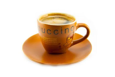 A cup of cappuccino Foto stock