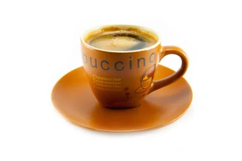 A cup of cappuccino Stock Photos