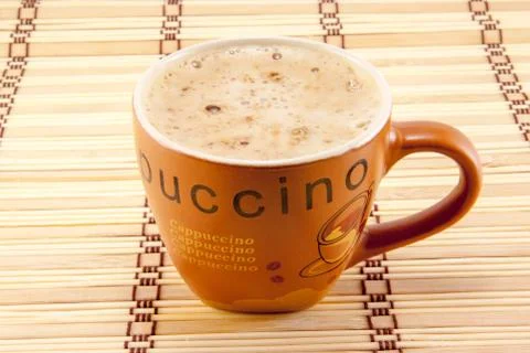 Cup of cappuccino Stock Photos
