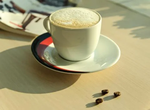 Cup of cappuccino Stock Photos