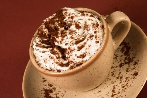 Cup of cappuccino Stock Photos