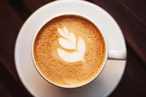 Cup of cappuccino Stock Photos