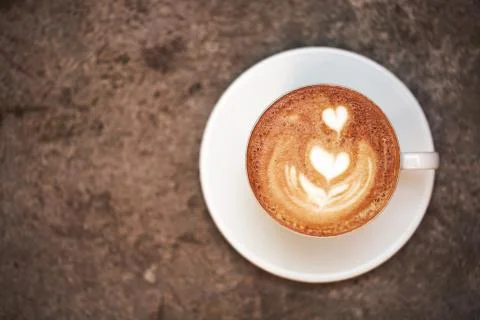 Cup of cappuccino Stock Photos