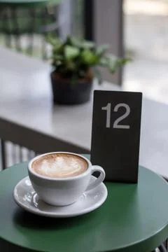 A cup of cappuccino Stock Photos