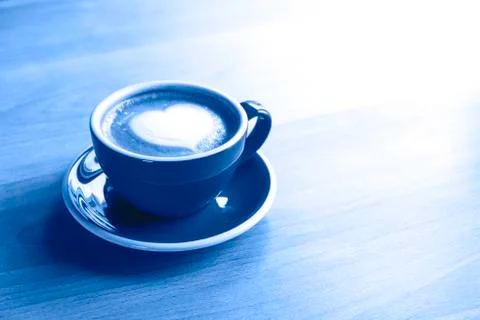A cup of cappuccino. Stock Photos