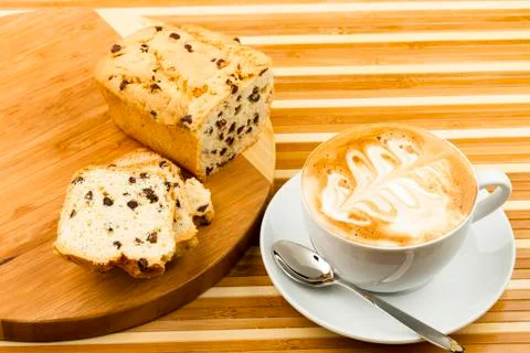 Cup of cappucino Stock Photos