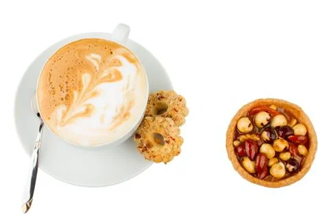Cup of cappucino Stock Photos