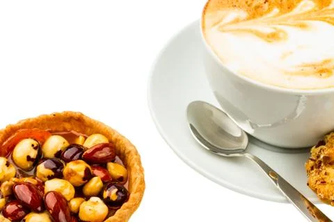 Cup of cappucino Stock Photos