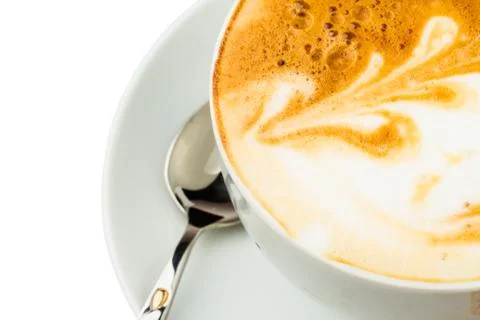 Cup of cappucino Stock Photos