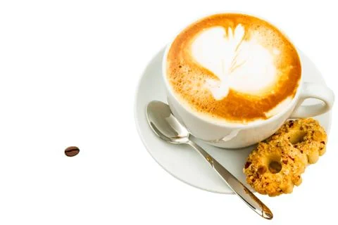 Cup of cappucino Stock Photos