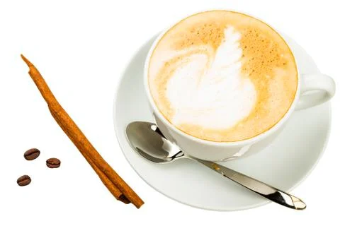 Cup of cappucino Stock Photos