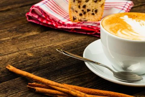Cup of cappucino Stock Photos