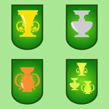 Cup Cartoon vector illustration イラスト素材