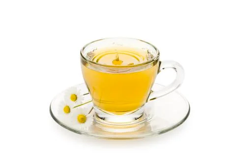 Cup of chamomile Foto stock