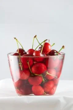 A cup of cherry Stock Photos