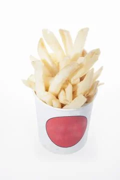 Cup of chips with nice taste Stock Photos