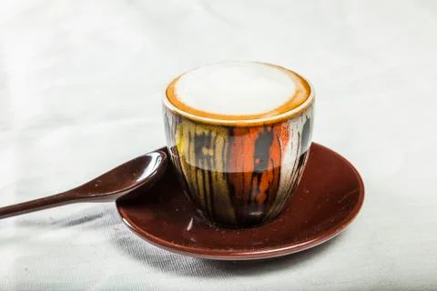 Cup with chocolate Stock Photos