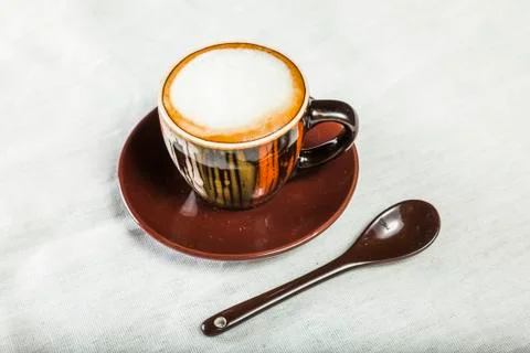 Cup with chocolate Stock Photos