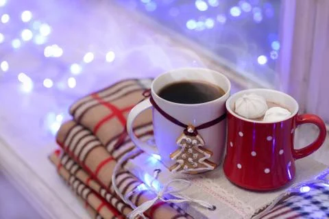 Cup of Christmas Stock Photos