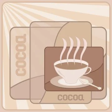 Cup of cocoa Stock Illustration