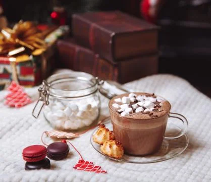 Cup of cocoa Stock Photos