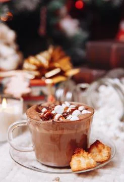 Cup of cocoa Stock Photos