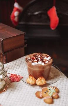Cup of cocoa Stock Photos
