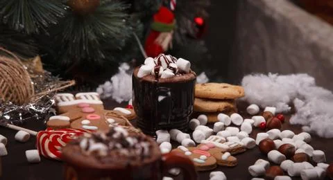Cup of cocoa Stock Photos