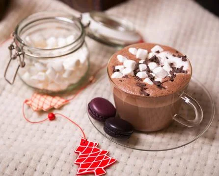 Cup of cocoa Stock Photos