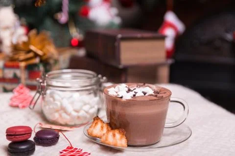 Cup of cocoa Stock Photos