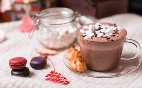 Cup of cocoa Stock Photos
