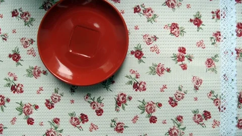 Cup of cofee with cookies stop motion animation Stock Footage 72567806