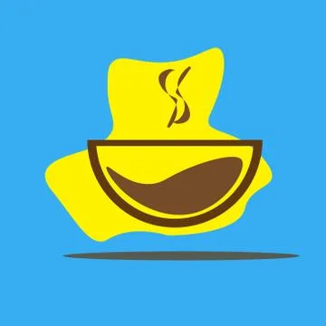 Cup of Coffe icon vector illustration Illustrazione stock