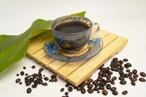 A cup coffe Stock Photos