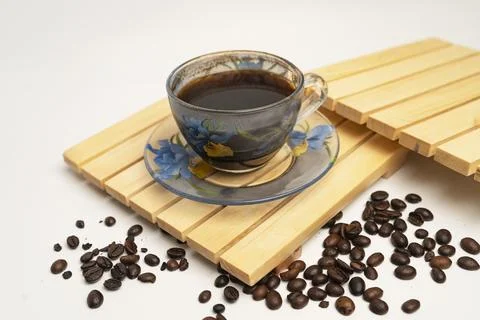A cup coffe Stock Photos