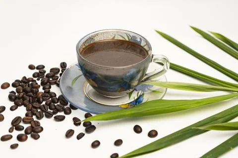 A cup coffe Stock Photos