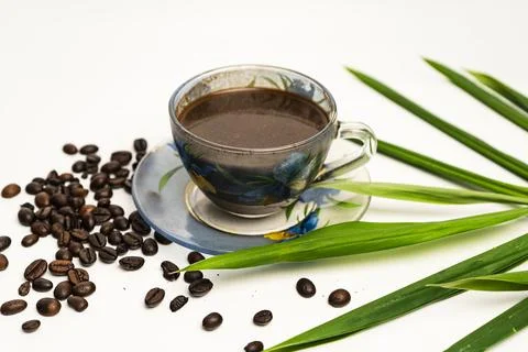 A cup coffe Stock Photos