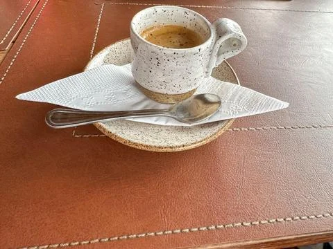 Cup of coffe to relax Stock Photos