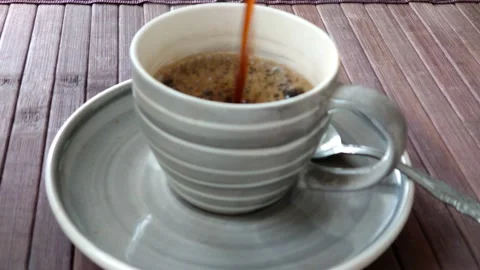 Cup of coffee 4K Stock Footage 194116606