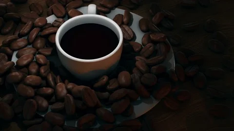 Cup of Coffee 4k Stock Footage 197726143